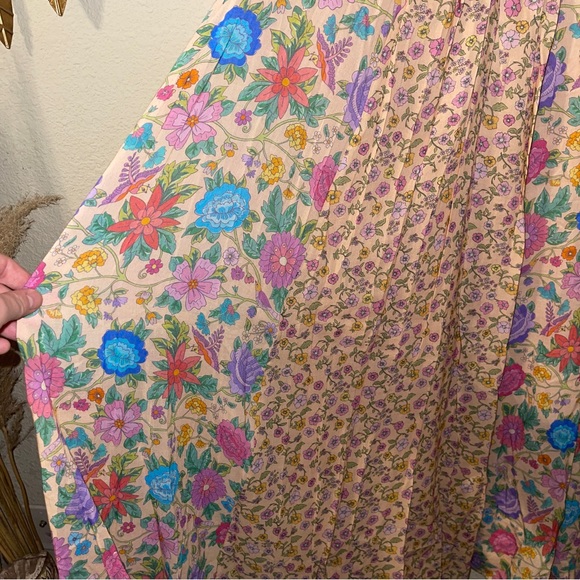 NWT Spell Mossy Patchwork Boho Dress Size L - Picture 3 of 8